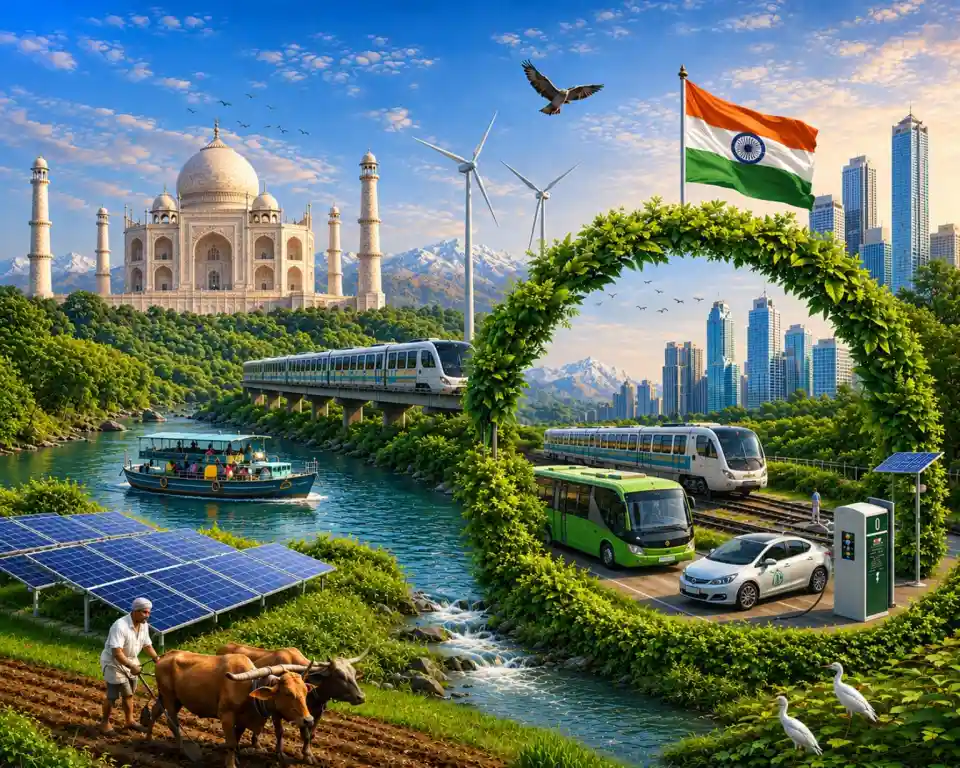 Green Viksit Bharat  Redefining India’s Progress Through Environmental Sustainability.